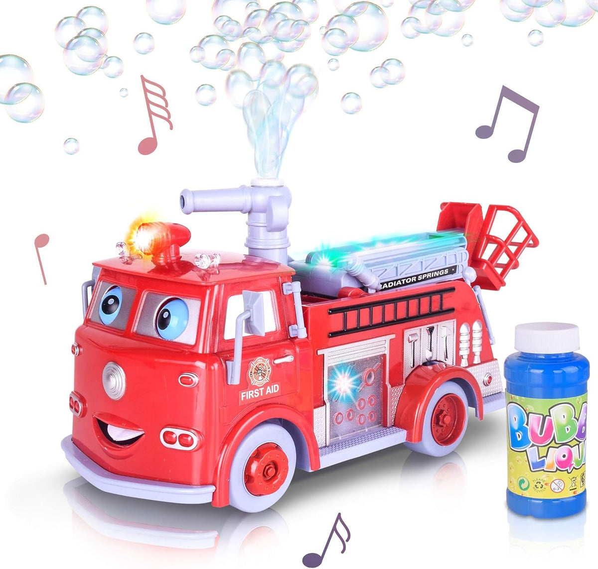 Bubble Blowing Fire Engine