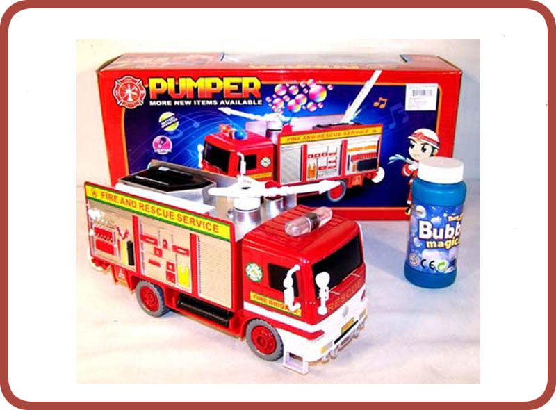 Bubble hotsell fire truck